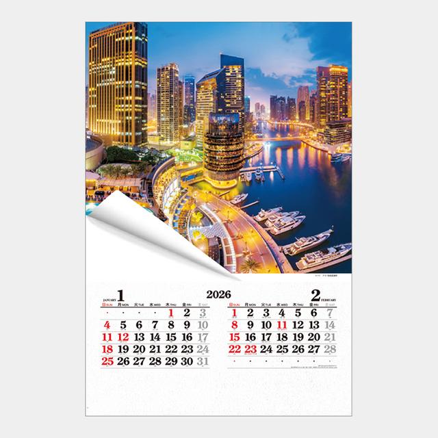 フィルム世界の夜景